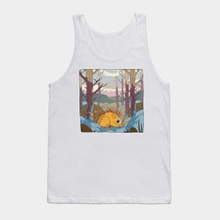 Golden pig Tank Top